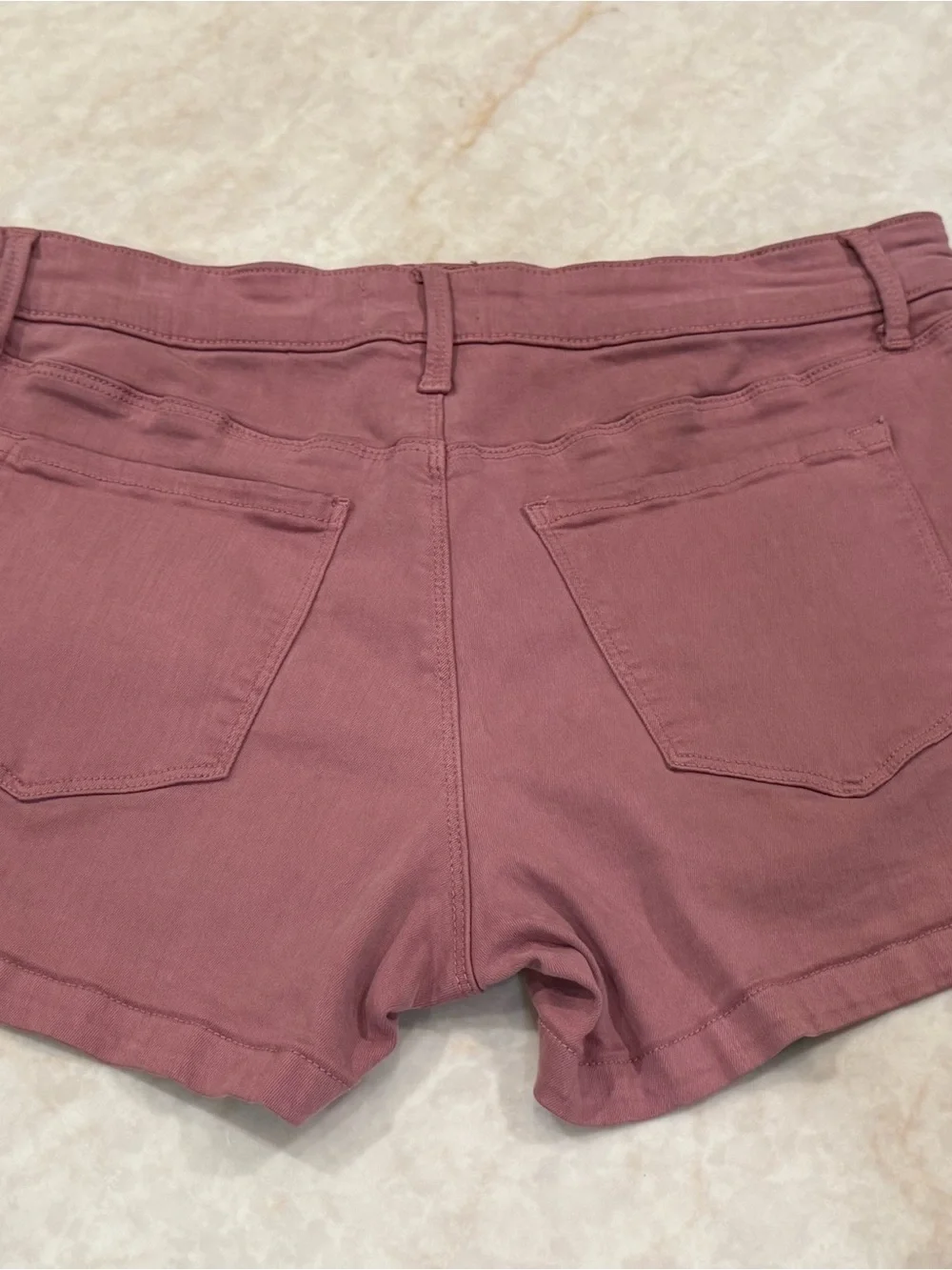 pistola Mauve-Rose Cargo Shorts with Zip Pockets